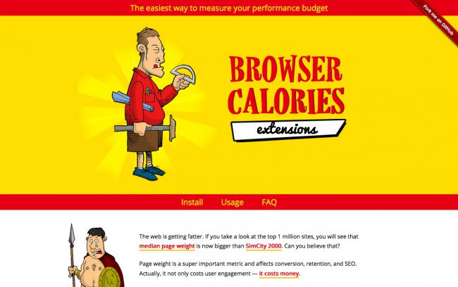 Browser Calories