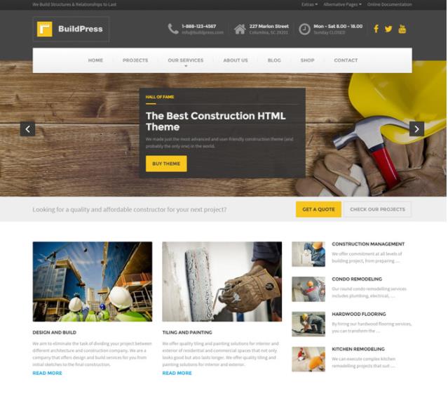 Build Press - Construction Business Website