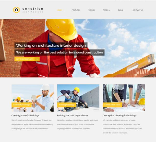 Constrion - Construction Business Website