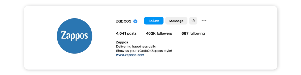 Ecommerce Zappos Bio