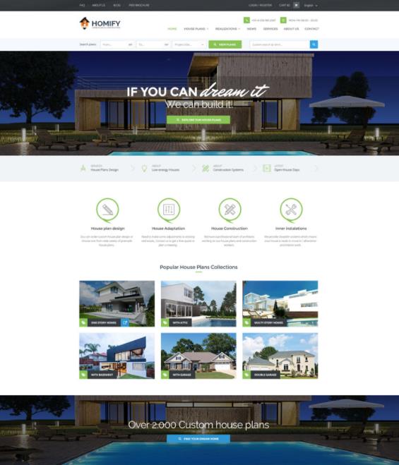 Homify - Construction Business Website