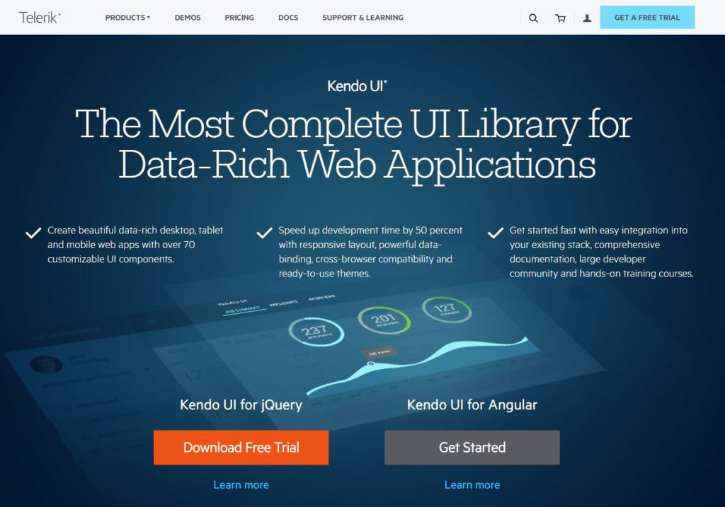 Telerik’s Kendo UI for Web Applications