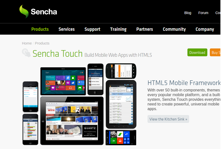 Sencha Touch App Development Framework
