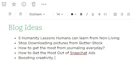 blog ideas for startup business