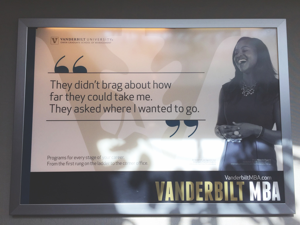 Business Ad from Vanderbilt MBA