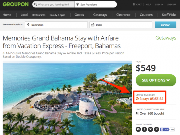 Time-bound Purchases